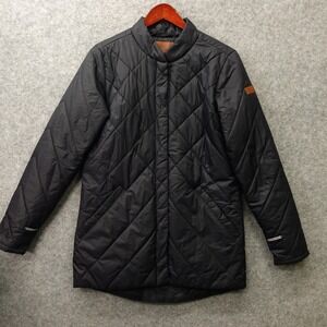 ROXY  Puffer Jacket Womens SMALL Black Quilted Padded Coat Liner Light Outdoor